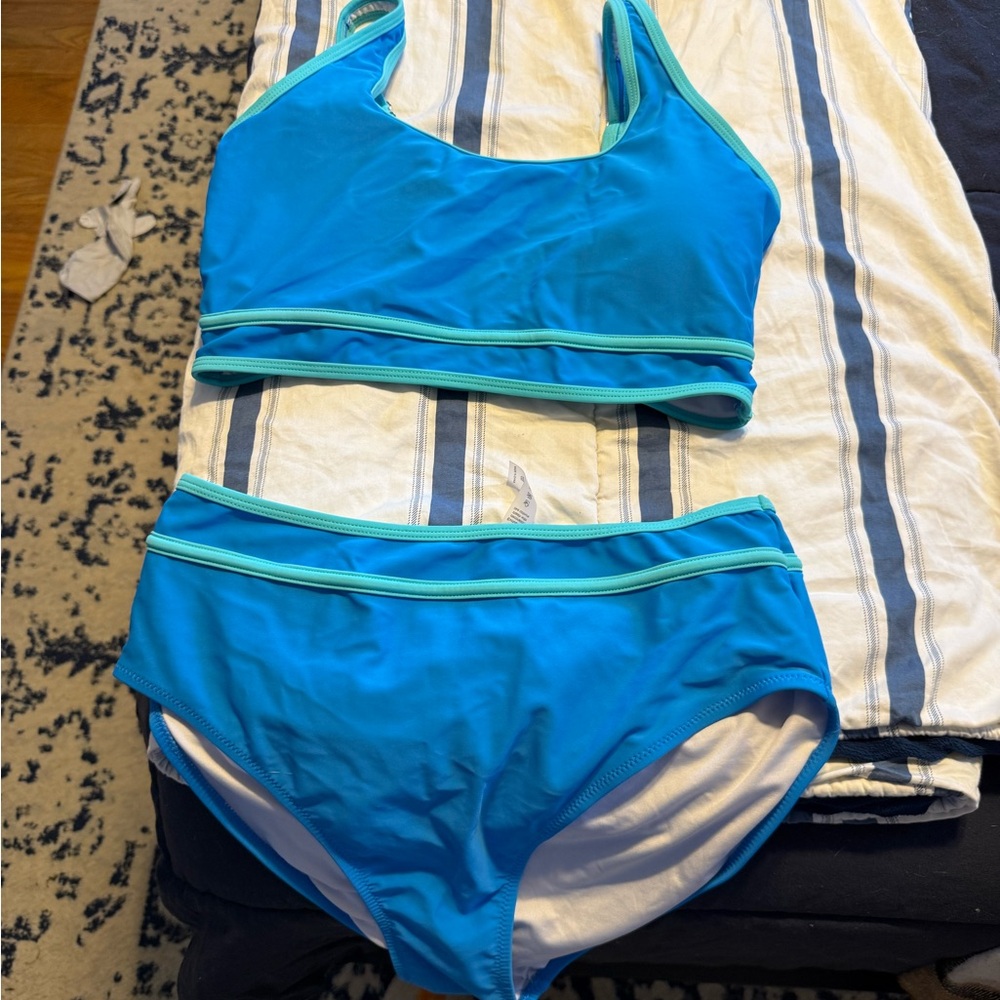SHEIN Vibrant Blue Bikini Set